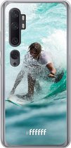 Xiaomi Mi Note 10 Hoesje Transparant TPU Case - Boy Surfing #ffffff
