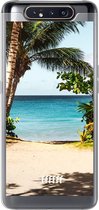 Samsung Galaxy A80 Hoesje Transparant TPU Case - Coconut View #ffffff