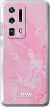 Huawei P40 Pro+ Hoesje Transparant TPU Case - Pink Sync #ffffff