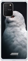 Samsung Galaxy S10 Lite Hoesje Transparant TPU Case - Witte Uil #ffffff
