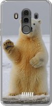 Huawei Mate 10 Pro Hoesje Transparant TPU Case - Polar Bear #ffffff
