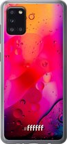 Samsung Galaxy A31 Hoesje Transparant TPU Case - Colour Bokeh #ffffff