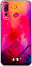 Huawei P30 Lite Hoesje Transparant TPU Case - Colour Bokeh #ffffff