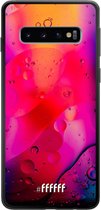 Samsung Galaxy S10 Hoesje TPU Case - Colour Bokeh #ffffff