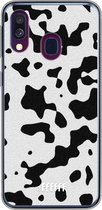 Samsung Galaxy A50 Hoesje Transparant TPU Case - Dalmation Print #ffffff