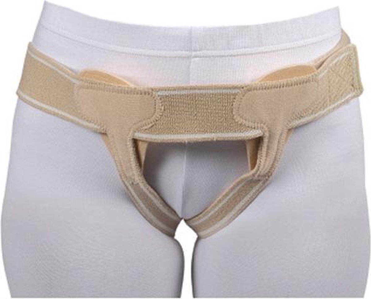 Hernia Liesbreukband - Medical Brace - Dubbele breukband - Anatomisch ontworpen drukpunten - Universele maat