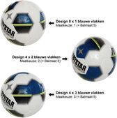 Derbystar Classic Light - Voetbal - wit/blauw/geel/zwart