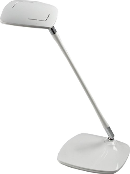 LED Bureaulamp - Igia Polanor - 5W - Aanpasbare Kleur - Dimbaar - Glans Wit