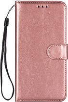 iPhone 11 Pro Hoesje - Leer Portemonnee Book Case Wallet - Apple iPhone 11 Pro - Roze Goud/Rose Gold