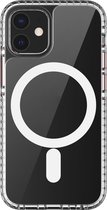 Apple iPhone 12 Pro Hoesje - Mobigear - MagSafe Serie - Hard Kunststof Backcover - Clear / Red - Hoesje Geschikt Voor Apple iPhone 12 Pro