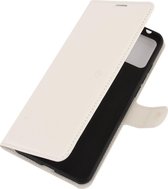 Mobigear Telefoonhoesje geschikt voor Alcatel 3X (2020) Hoesje | Mobigear Classic Bookcase Portemonnee | Pasjeshouder voor 3 Pasjes | Telefoonhoesje voor Pinpas / OV Kaart / Rijbewijs - Wit