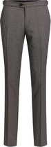 WE Fashion Heren slim fit geruite pantalon, Christoph