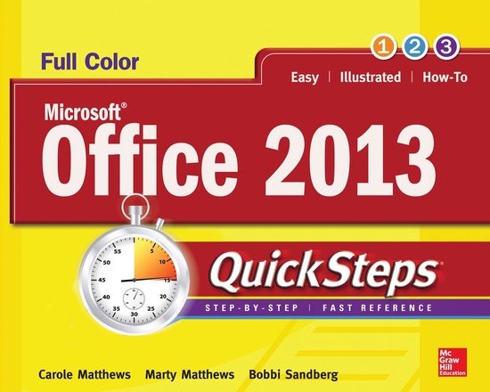 Microsoft� Office 2013 Quicksteps - cover