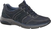 gallus Donkerblauwe leren sneaker - Maat 42