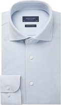 Profuomo overhemd knitted lichtblauw