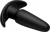 Thump-It Stotende Buttplug - Medium - Zwart - Sextoys - Anaal Toys - Dildo - Buttpluggen