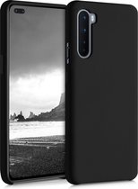 kwmobile telefoonhoesje geschikt voor OnePlus Nord - Hoesje met siliconen coating - Smartphone case in zwart