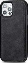 Mobigear Hoesje geschikt voor Apple iPhone 12 Pro Max MagSafe Telefoonhoesje Hardcase | Mobigear Excellent Backcover | Geschikt voor MagSafe | Geschikt voor Draadloos Opladen met Magnetische Ring | MagSafe Case - Zwart