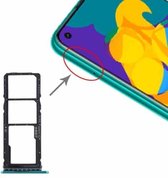 SIM-kaartlade + SIM-kaartlade + Micro SD-kaartlade voor Huawei Honor Play 4T (groen)