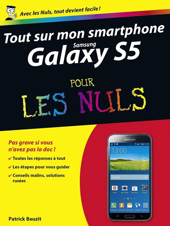 Tout sur mon Samsung Galaxy S5 Pour les Nuls - cover
