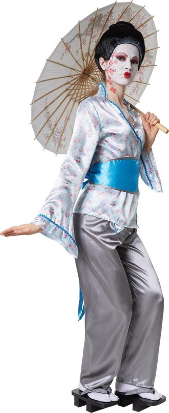 dressforfun - Betoverende Geisha Aiko XXL - verkleedkleding kostuum halloween verkleden feestkleding carnavalskleding carnaval feestkledij partykleding - 302689