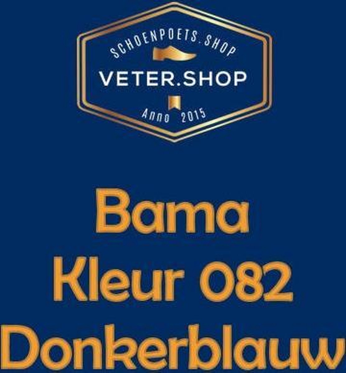 Bama G56 schoen creme voor glad leer - 50ml schoenpoets - 082 donker blauw