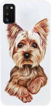 ADEL Siliconen Back Cover Softcase Hoesje Geschikt voor Samsung Galaxy A41 - Yorkshire Terrier Hond