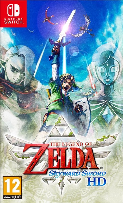 Nintendo The Legend of Zelda: Skyward Sword HD Standaard Vereenvoudigd Chinees, Traditioneel Chinees, Duits, Nederlands, Engels, Spaans, Frans, Italiaans, Koreaans, Russisch Nintendo Switch