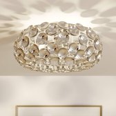 Lindby - plafondlamp - 3 lichts - acryl, metaal - H: 21 cm - E14 - chroom