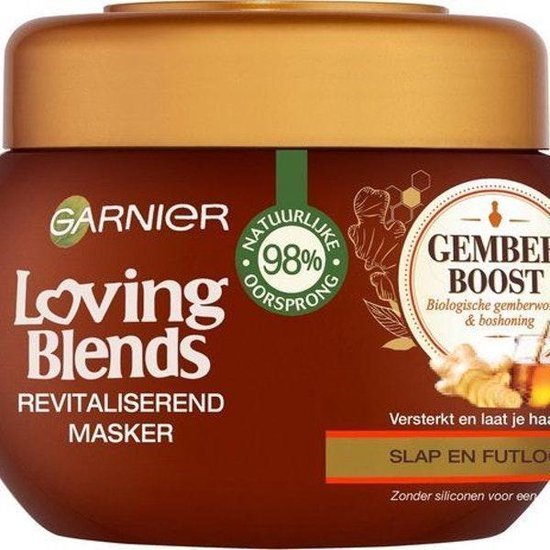 Garnier Loving Blends Gember Boost Haar Masker - 300 ml - Voor Slap en  Futloos Haar | bol.com