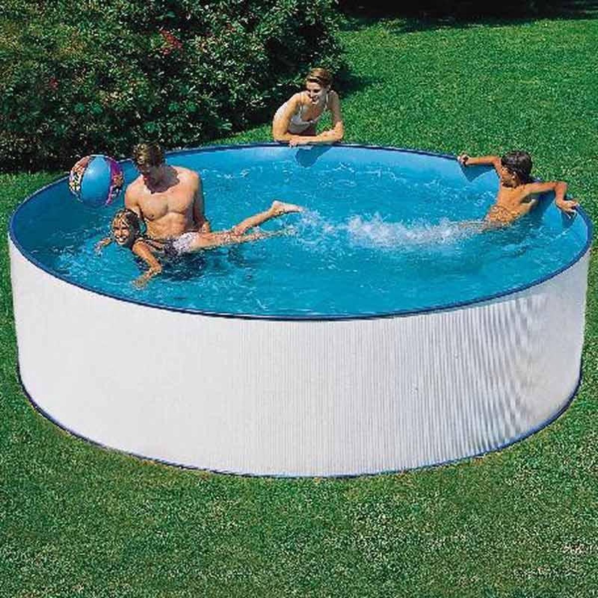 Summer Fun Budget Pool Sark grijs | Ø 350 x 90 cm
