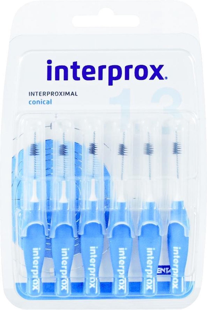 Goedkoopste Interprox Premium Conical - 3.5Mm-6,0Mm - Blauw - Ragers