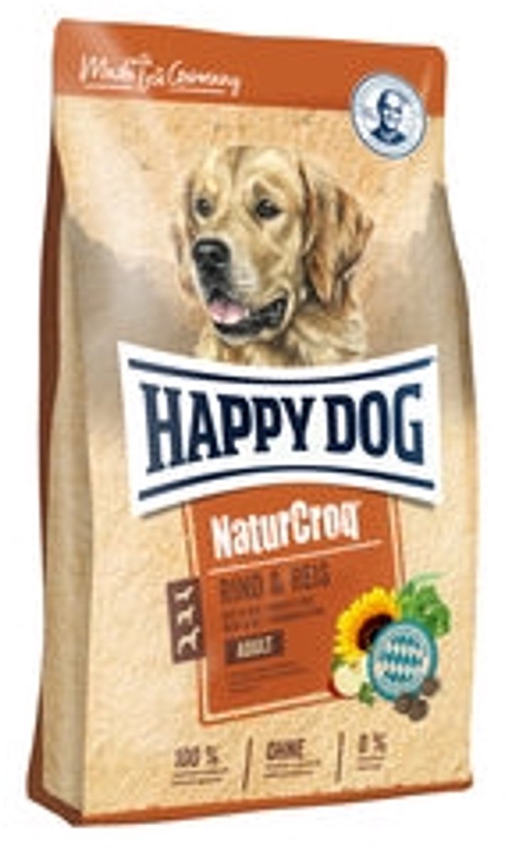 Happy Dog Happy Dog NaturCroq Rind & Reis (Rund en Rijst) - 4 kg