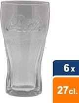Coca Cola Glas Contourglazen 27cl Doos 6 stuks