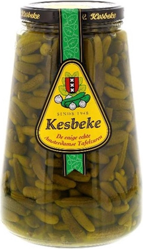 Foto: Kesbeke augurken cornichons pot 2 65 liter