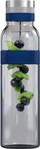 Boddels SUND Waterkaraf met fruit infuser - 1,1 liter - Blauw