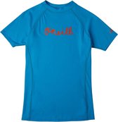 O'Neill - UV Zwemshirt voor meisjes - Skins - Helder Cyaan - maat 104cm