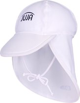 JUJA - UV-pet voor baby's - Solid - Wit - maat 18-36M (47-49CM) - UPF50+ - Gemaakt van gerecyclede PET-flessen - UV werende kleding - Duurzame keuze - Geweldige pasvorm