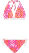 Snapper Rock UV bikini Kinderen - Neon Roze - Maat 104-110