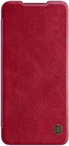 Nillkin Qin Series Book Samsung Galaxy A32 Wallet Hoesje Leer Rood