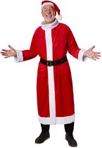 dressforfun - Mantel kerstman klassiek L - verkleedkleding kostuum halloween verkleden feestkleding carnavalskleding carnaval feestkledij partykleding - 303465
