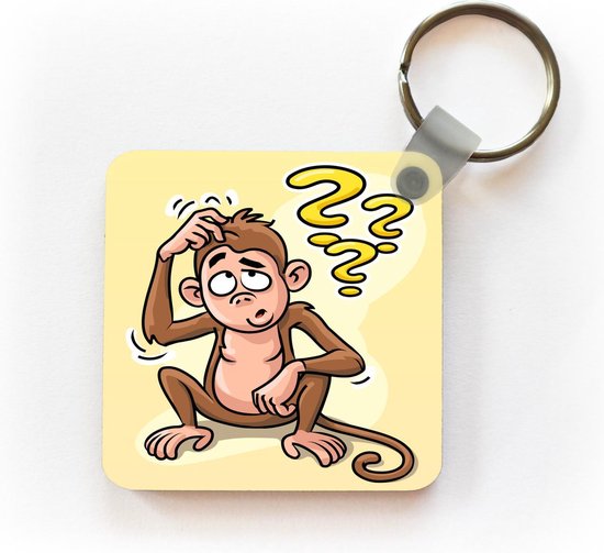 Porte-clés Illustration pour enfants Singe - Illustration pour enfants d'un  singe
