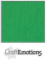 CraftEmotions linnenkarton 10 vel grasgroen LHC-27 A4 250gr