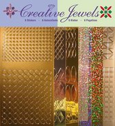 Creative Jewels stickerset - Goud/zilver