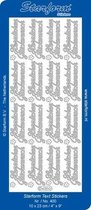 Starform Stickers Text DE: Herzlichen Glückwunsch 1 (10 PC) - Gold - 0400.001 - 10X23CM