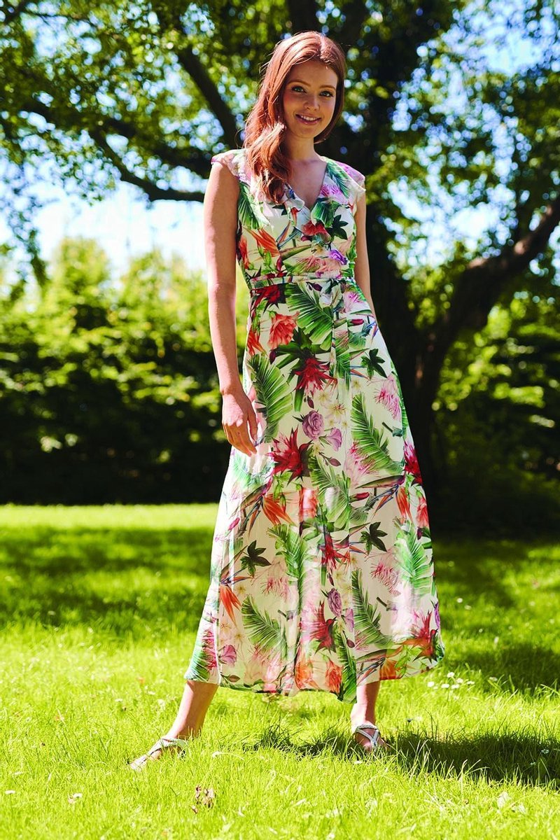 Smashed Lemon Jurk Summer Flower M bol