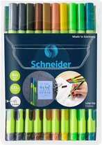Fineliner Schneider line-up - etui a 10st. Ass. kleuren