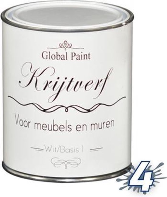Global Paint Krijtverf 1 liter Donkere kleuren Bestel nu!