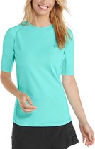 Coolibar - UV Zwemshirt voor dames - Hightide - Tropical Mint - maat XXL