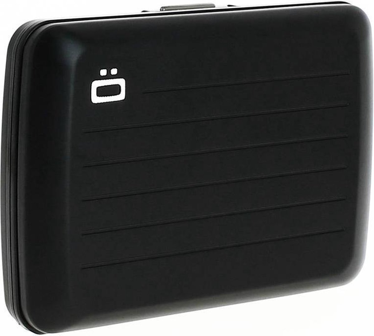Ögon Designs Stockholm V2.0 RFID Creditcardhouder - Aluminium - Zwart